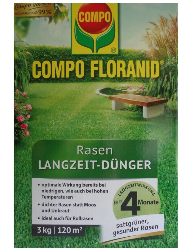 COMPO Floranid Rasen Langzeitdünger